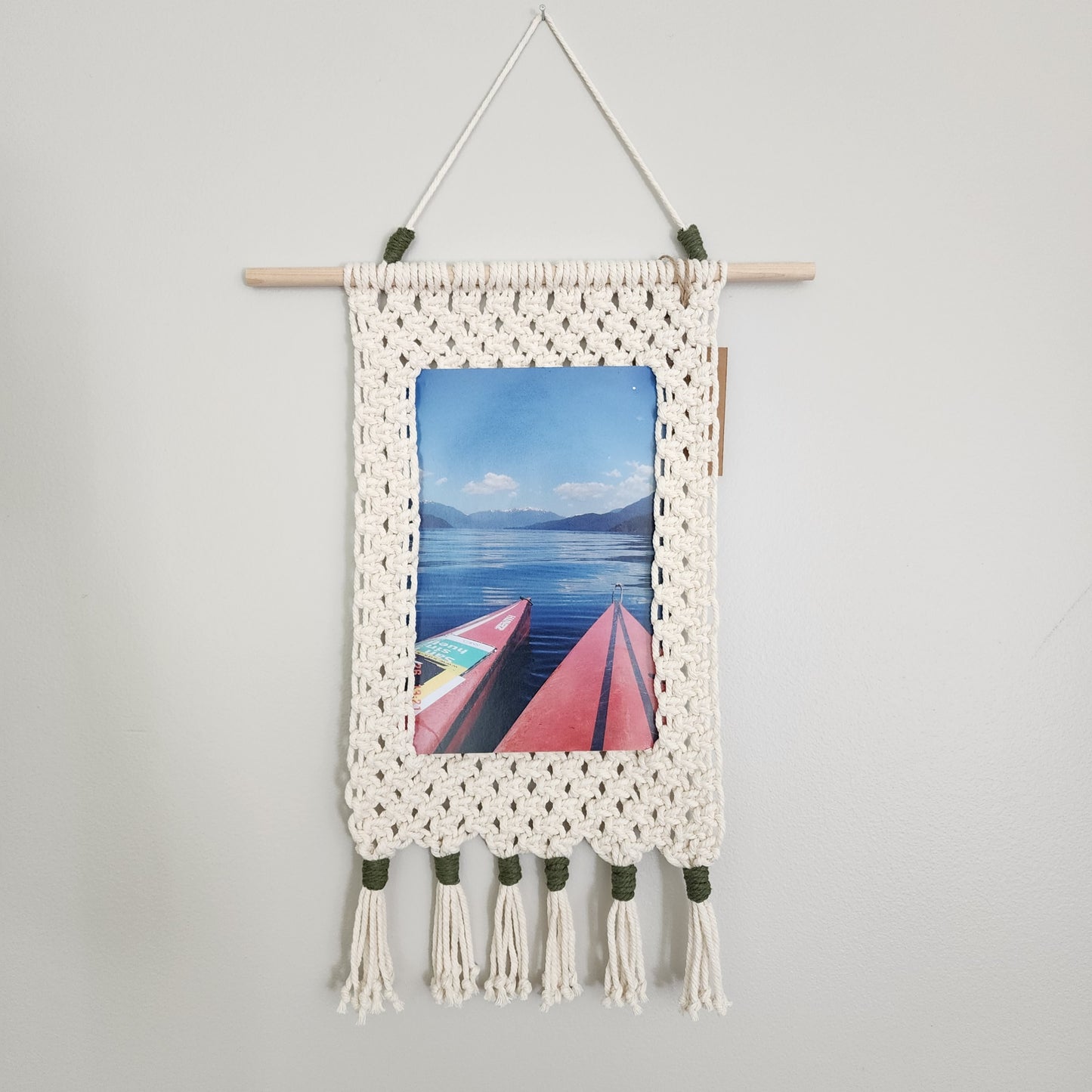 Macrame - Photo Frame / Picture Frame