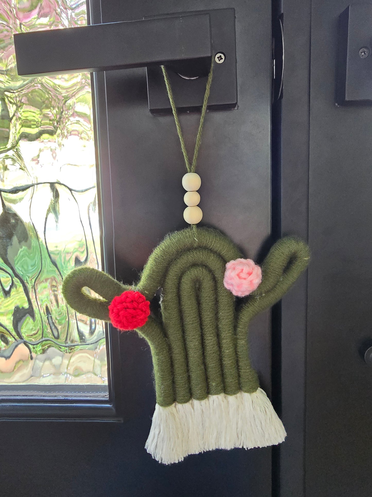 Door Hanging Cactus / Cactus Decor