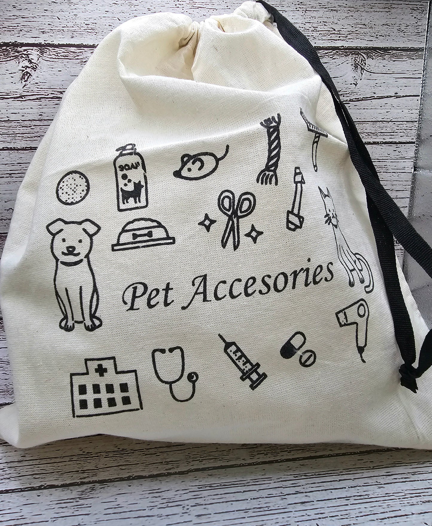 Cotton Pet Accesories Bag
