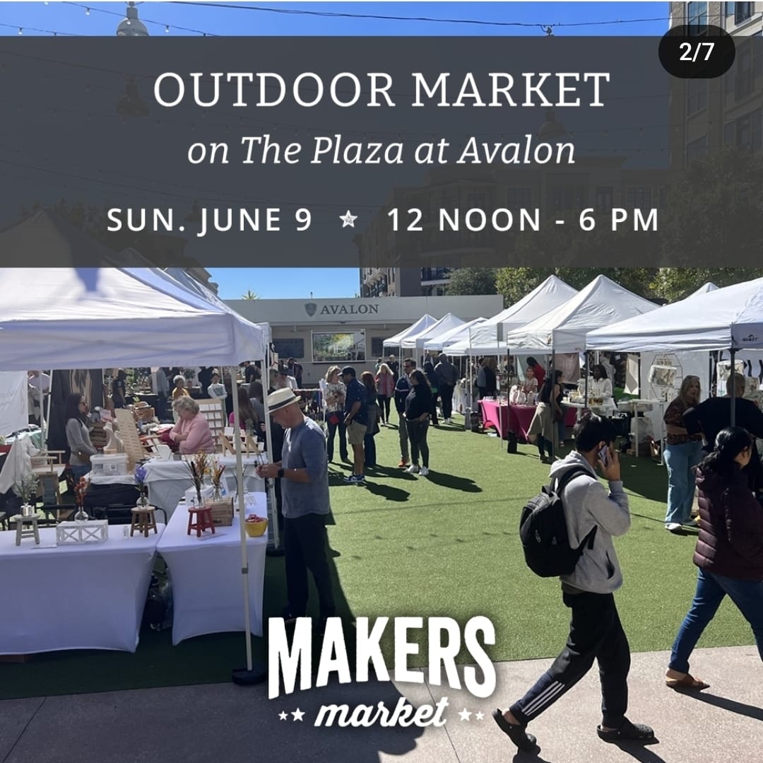 OUTDOOR MARKET on The Plaza at Avalon!