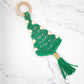 Handmade macrame tree ornament for Christmas decor