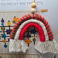 Handmade Macrame Christmas Bookmark – Holiday Gift Idea