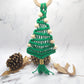 Cotton macrame Christmas tree holiday decoration