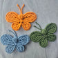 Cotton sun wall hanging with butteCotton sun wall hanging with butterfly decor for kids roomrfly decor for kids room