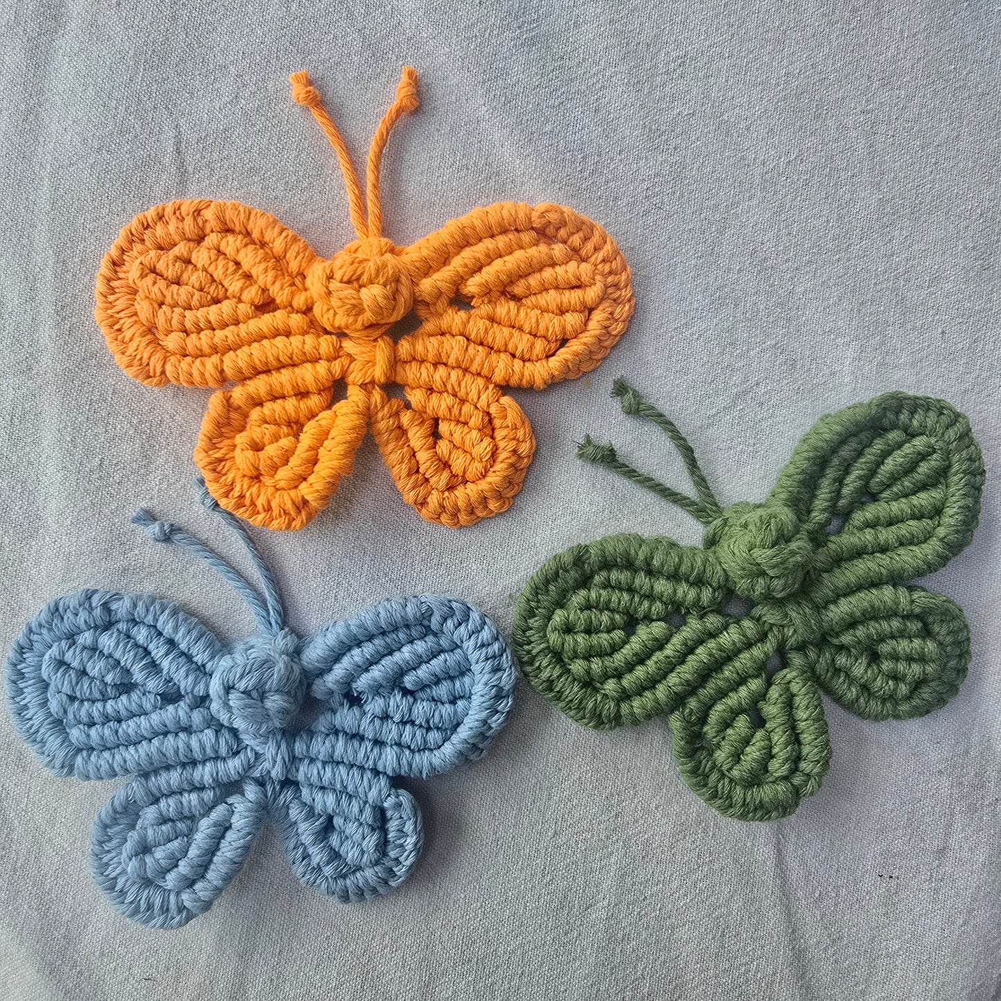 Cotton sun wall hanging with butteCotton sun wall hanging with butterfly decor for kids roomrfly decor for kids room