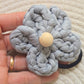 Handmade flower hair accessory for everyday hairstyle