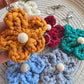 Handmade cotton flower keychain