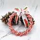 Eco-friendly macrame wreath ornament