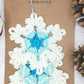 Handmade crochet Christmas snowflake ornament