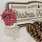 Handmade macrame Santa Christmas ornament