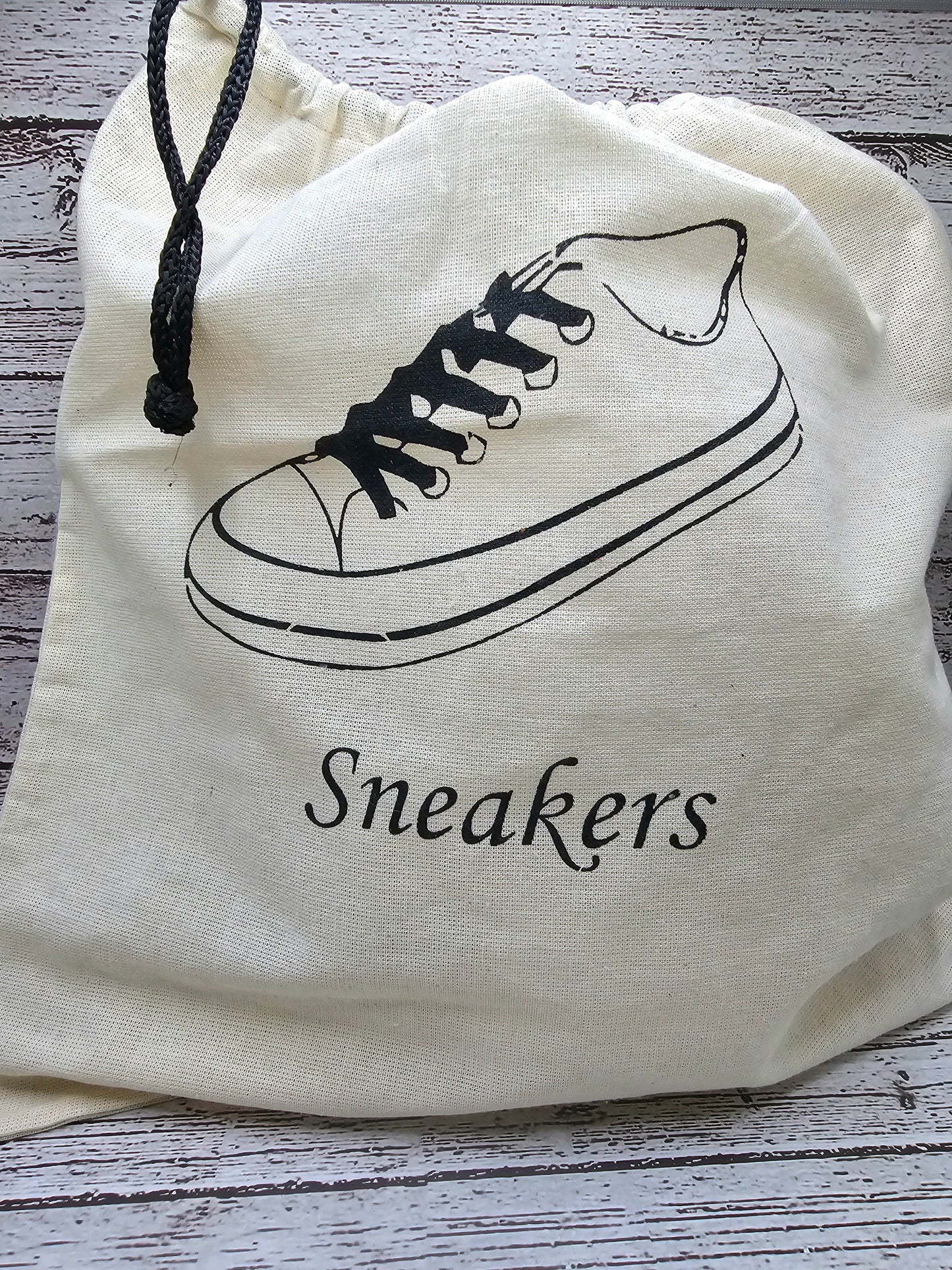 Cotton travel bag for storing shoes in suitcase