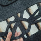 Interior view of handmade felt handbag showing soft Merino wool and minimalist Patagonia Chalten design.
