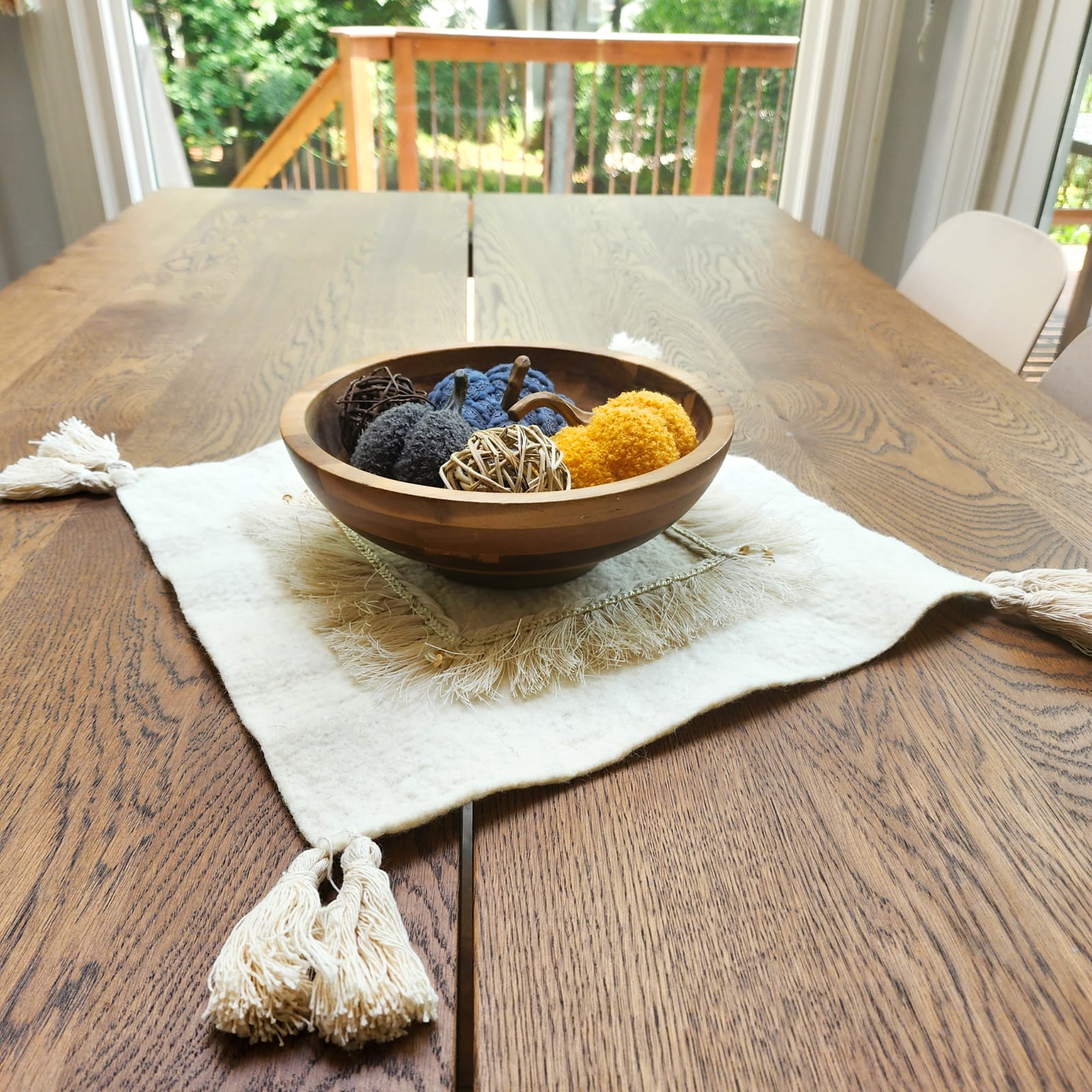 A beautiful artisan table decor piece perfect for natural, boho and cozy homes.
