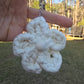 Handmade Flower Keychain – Cotton Floral Bag Charm