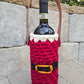 Christmas Crochet Wine Holder — Handmade Holiday Edition