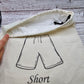 Cotton beach bag / Waterproof lined Swimwear Bag