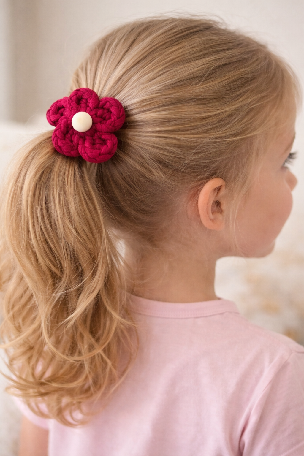 Handmade Flower Hair Ties