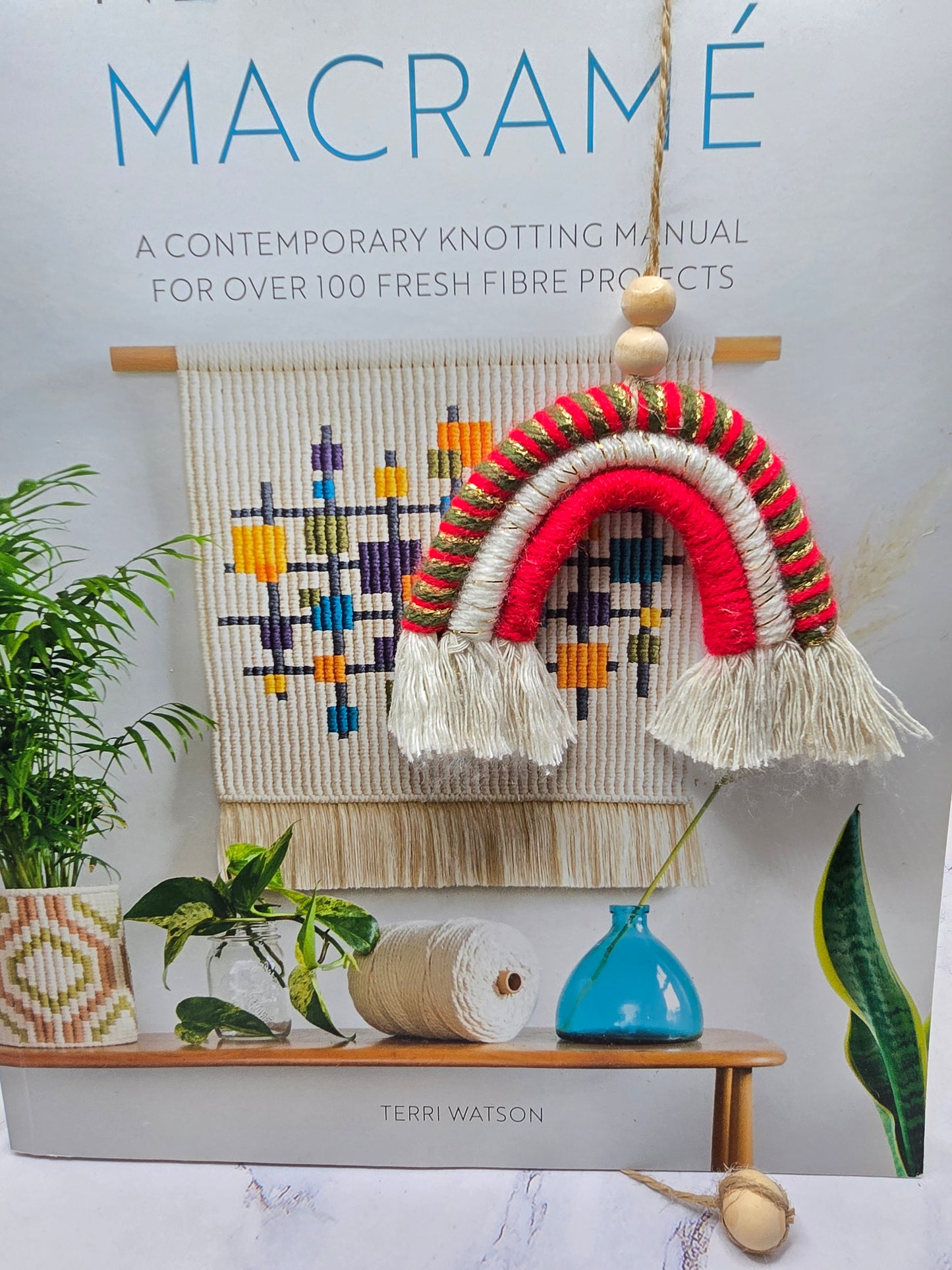 Handmade Macrame Christmas Bookmark – Holiday Gift Idea