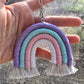 Macrame Rainbow Keychain