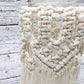 Handcrafted Boho Glass Candle Holder Magnolia / Macrame Candle Lantern