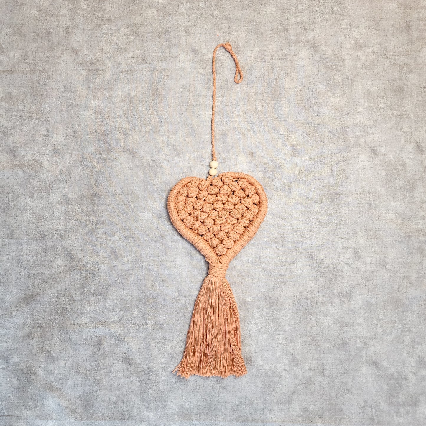 Macrame Door hanger Honey Heart