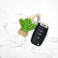 Macrame Cactus Keychain