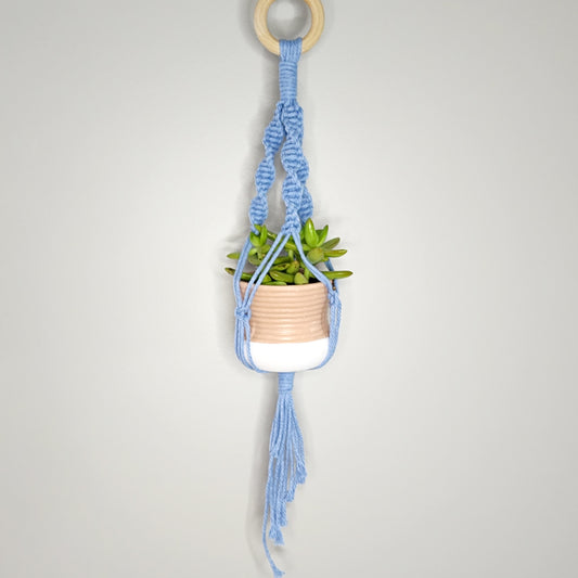 Macrame Plant Hanger  - Mini Twist